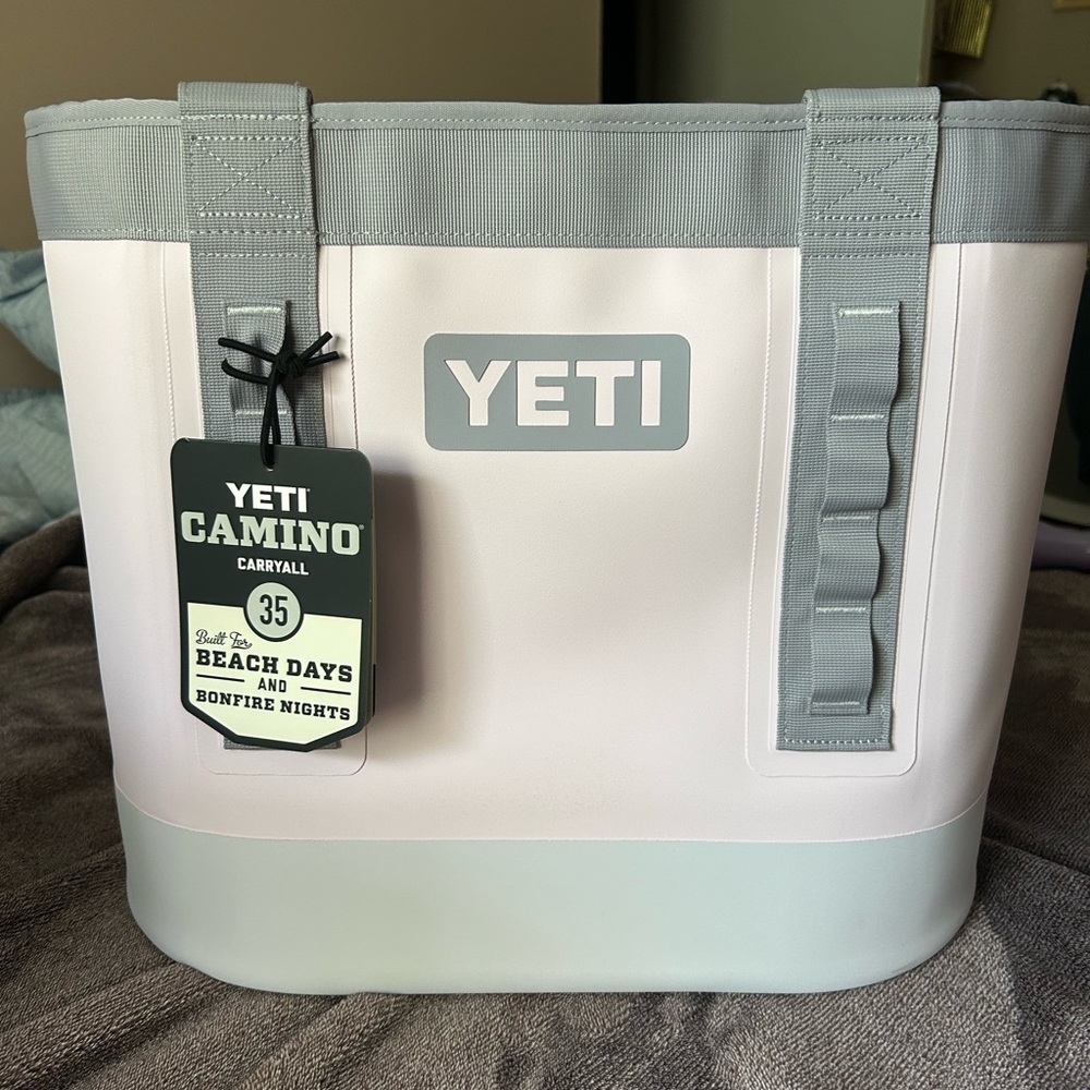 Yeti Camino 35 Carryall and 1L Sidekick Dry Bag in Cherry Blossom